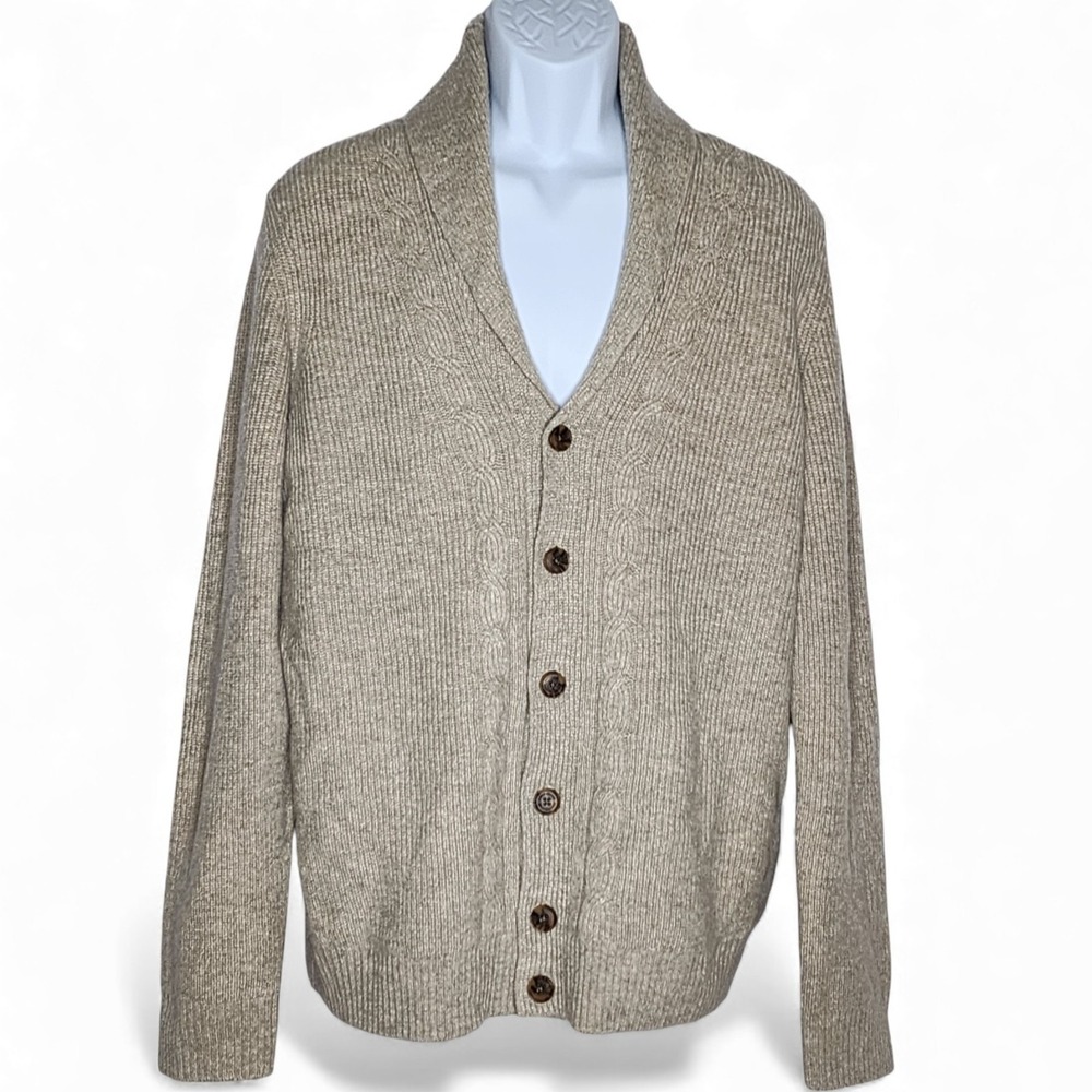 Joseph Abboud Men's Wool Blend Cardigan Sweater Sz. L NWT